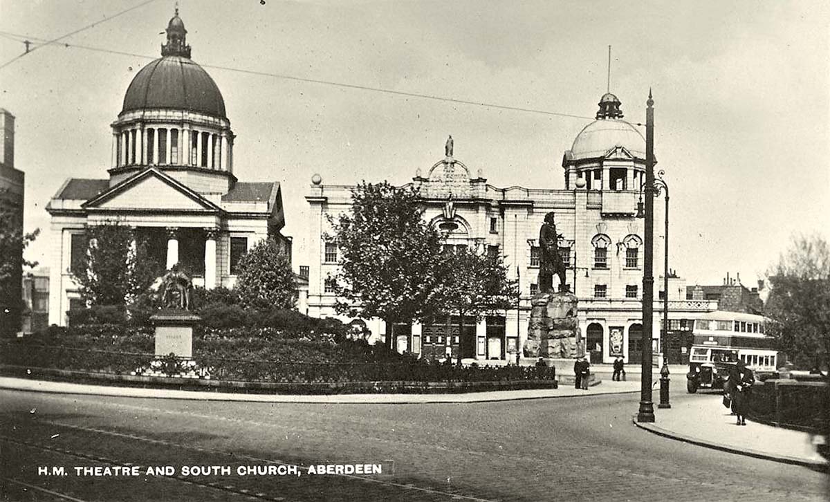 Aberdeen. His Majesty's Theatre and South Church