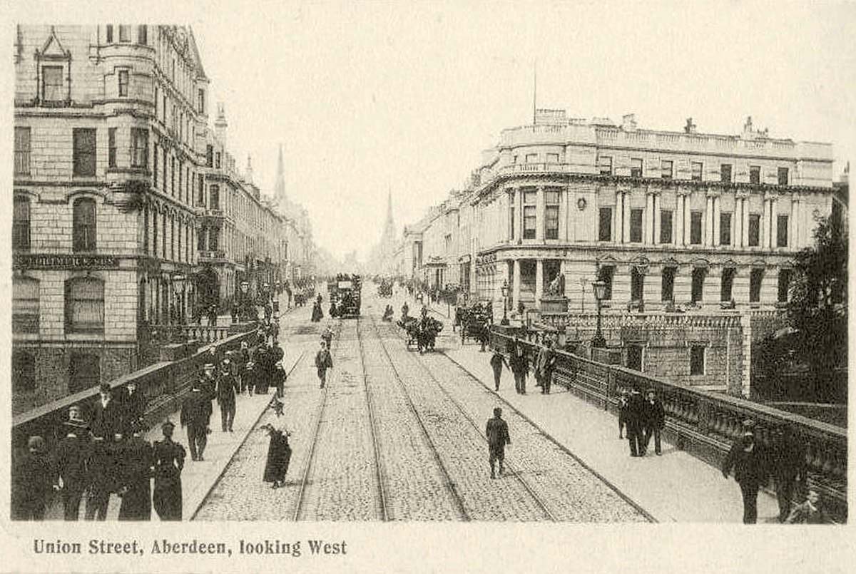 Aberdeen. Union Street, looking West, 1904
