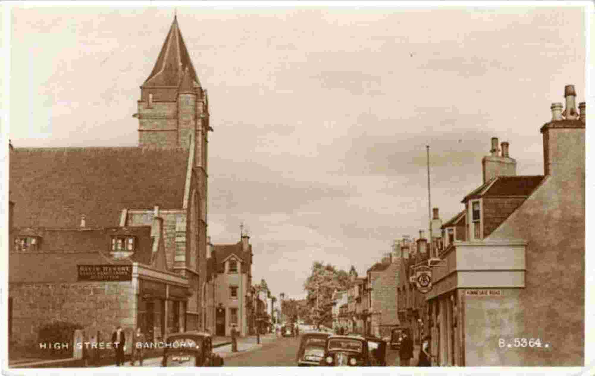 Banchory. High Street, circa 1940
