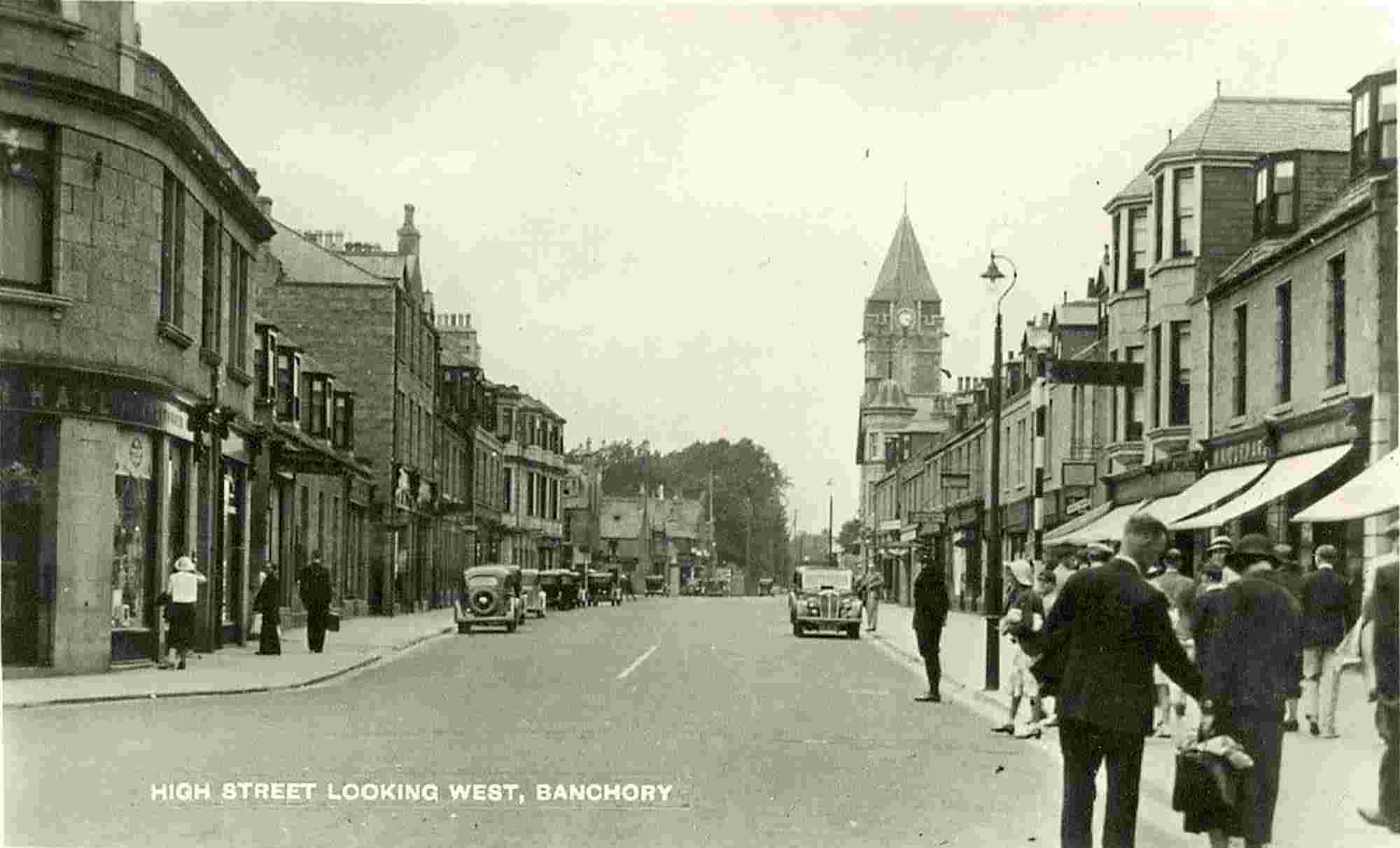 Banchory. High Street looking west