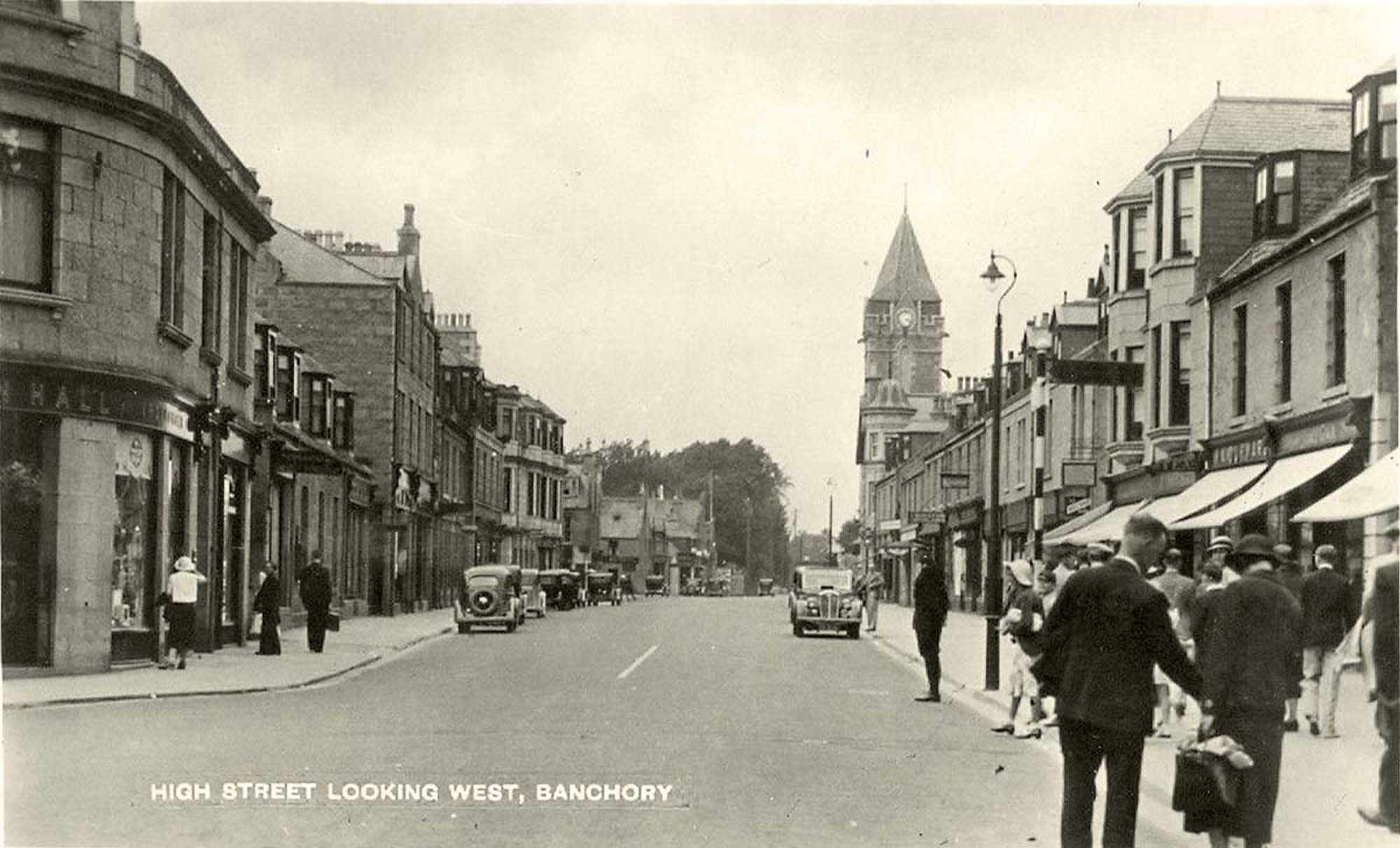 Banchory. High Street looking west