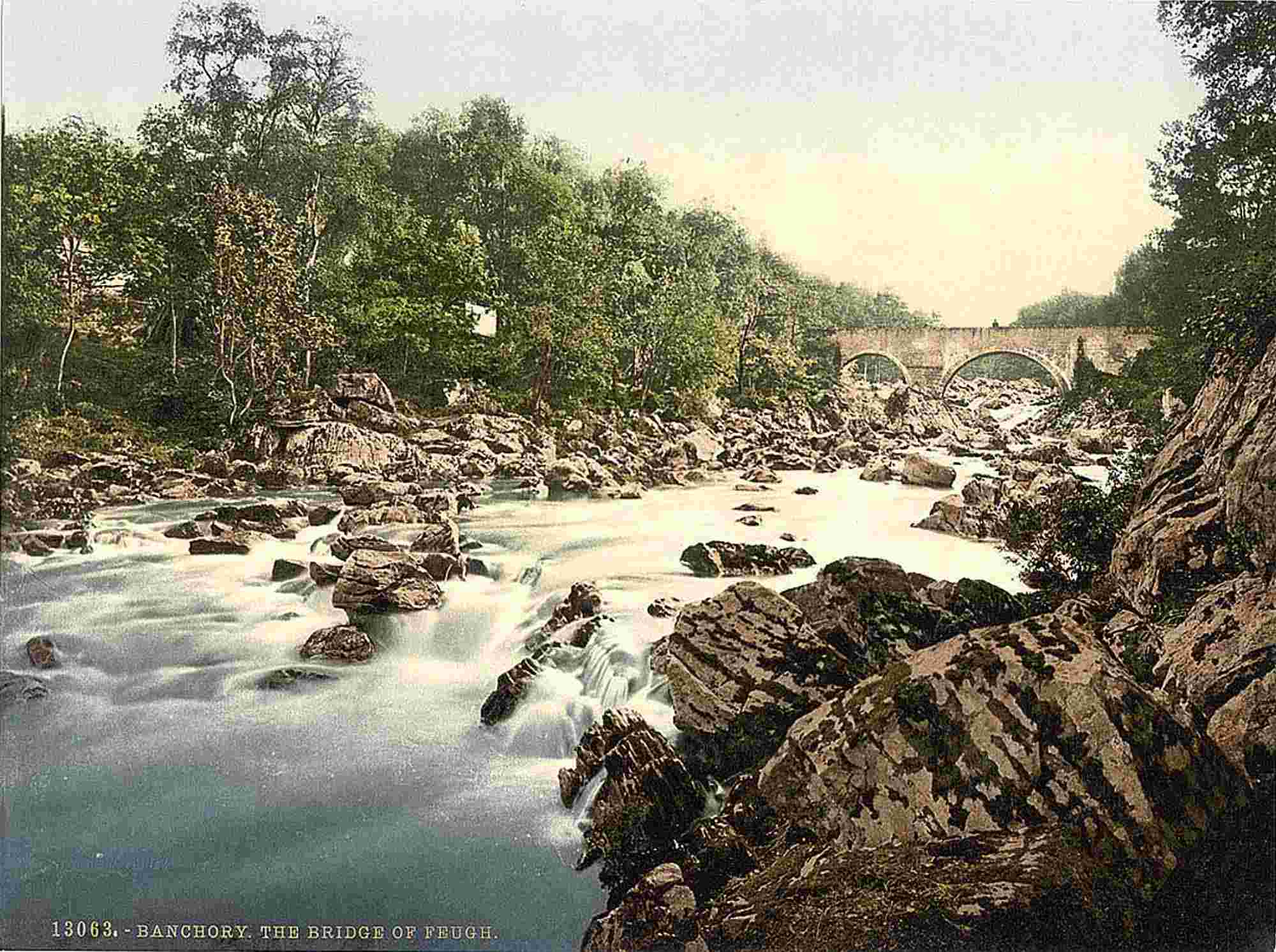 Banchory. Bridge on Feugh River, circa 1890