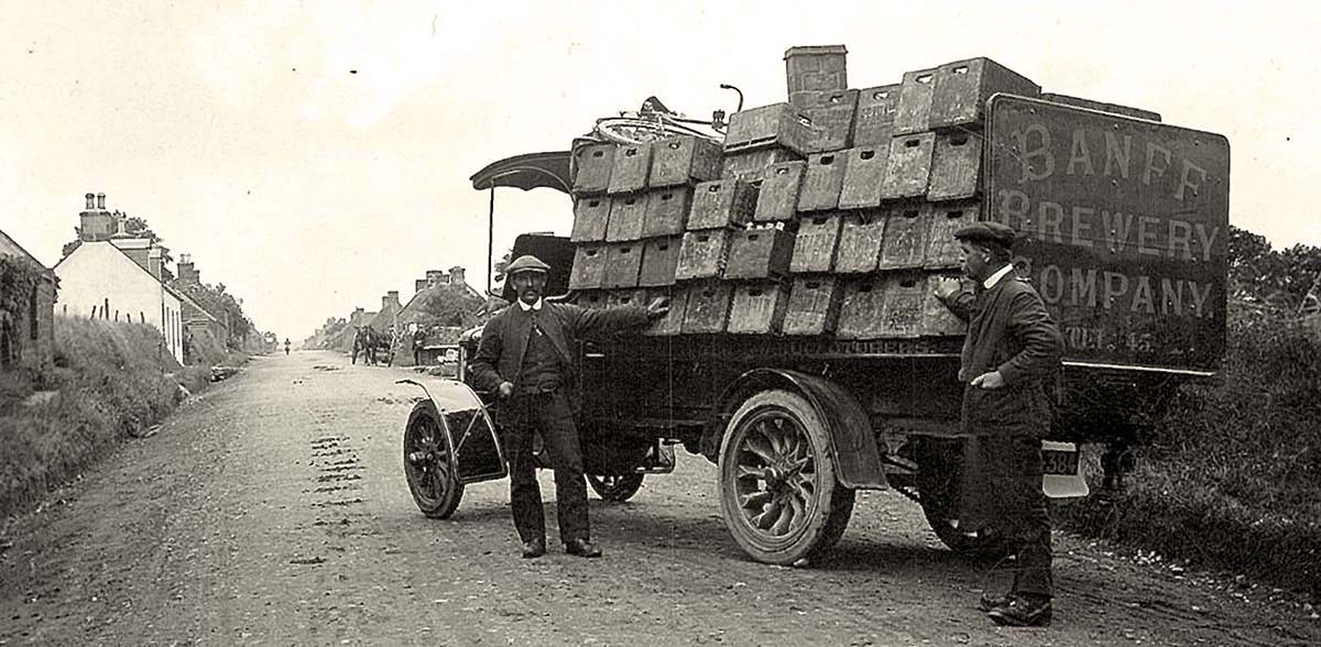 Banff. Brewery Truck