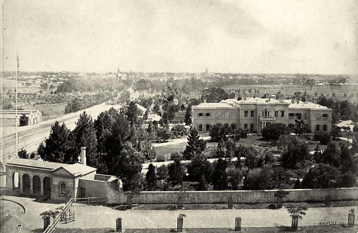 Adelaide. Government House, 1880