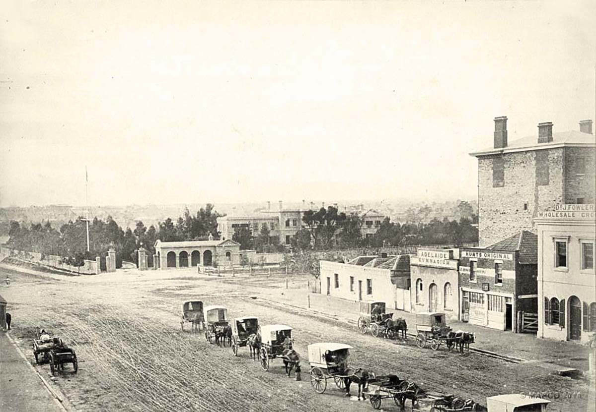 Adelaide. King William Street, 1880