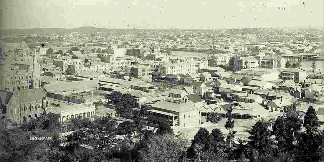 Brisbane. Panorama of city