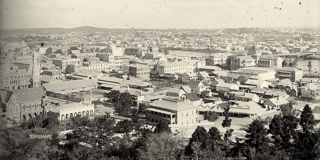 Brisbane. Panorama of city