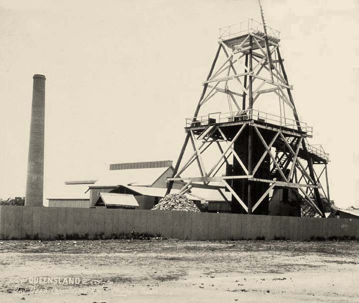 Charters Towers. Mining operations, circa 1897