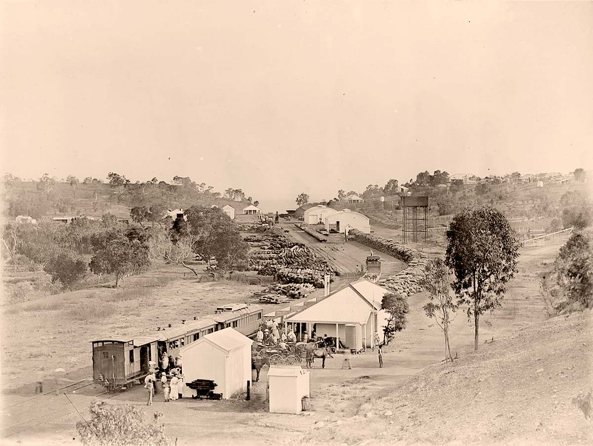 Darwin. Railway station at Port Darwin, 1914