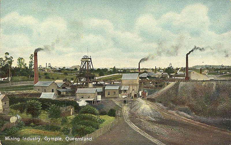 Mining industry at Gympie