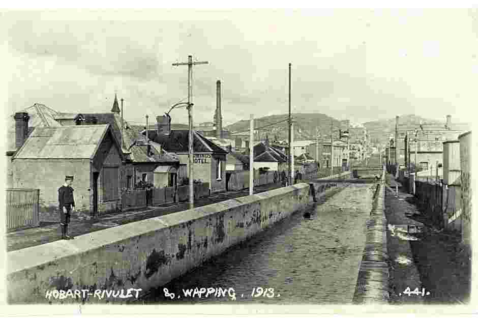 Hobart. Panorama of city, 1913