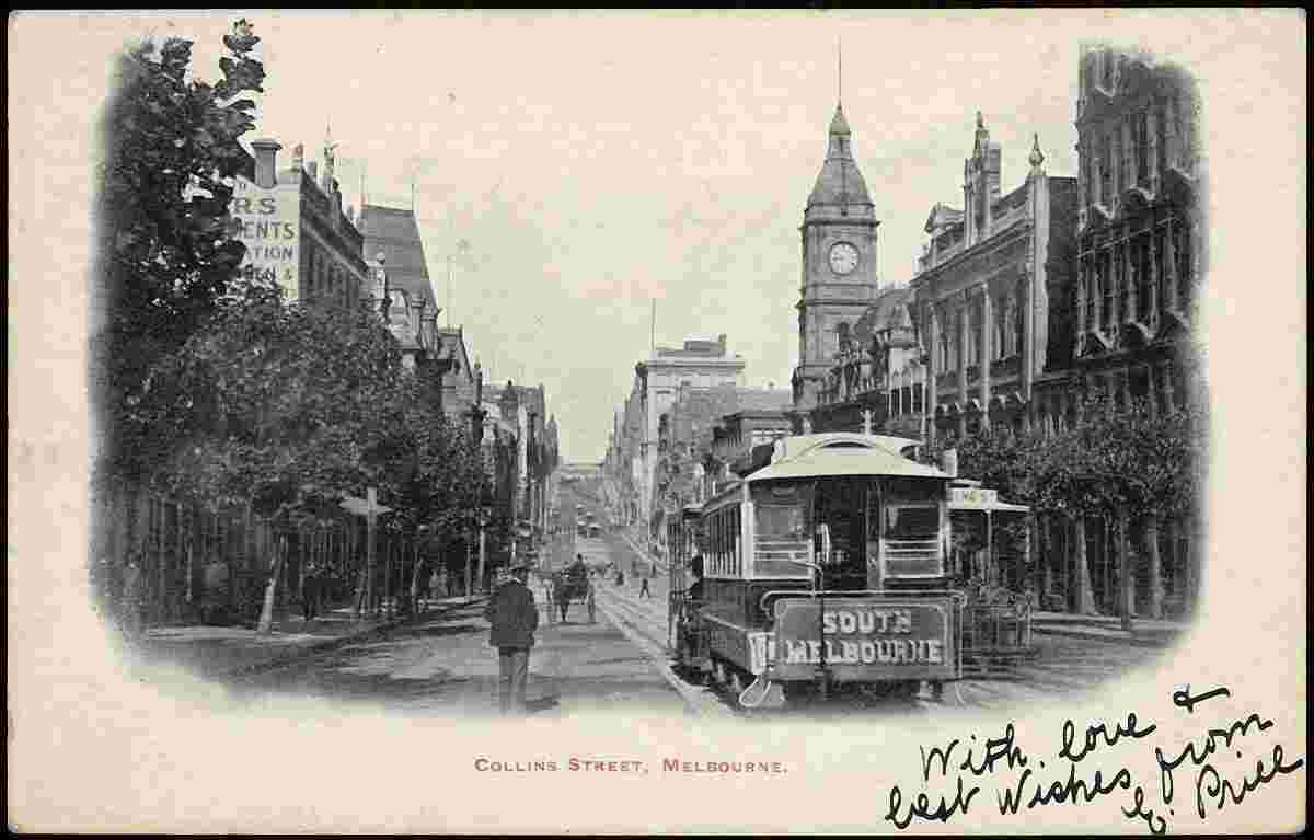 Melbourne. Collins Street, South Melbourne
