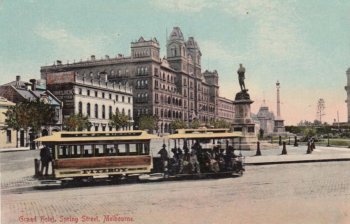 Melbourne. Grand Hotel at Spring Street