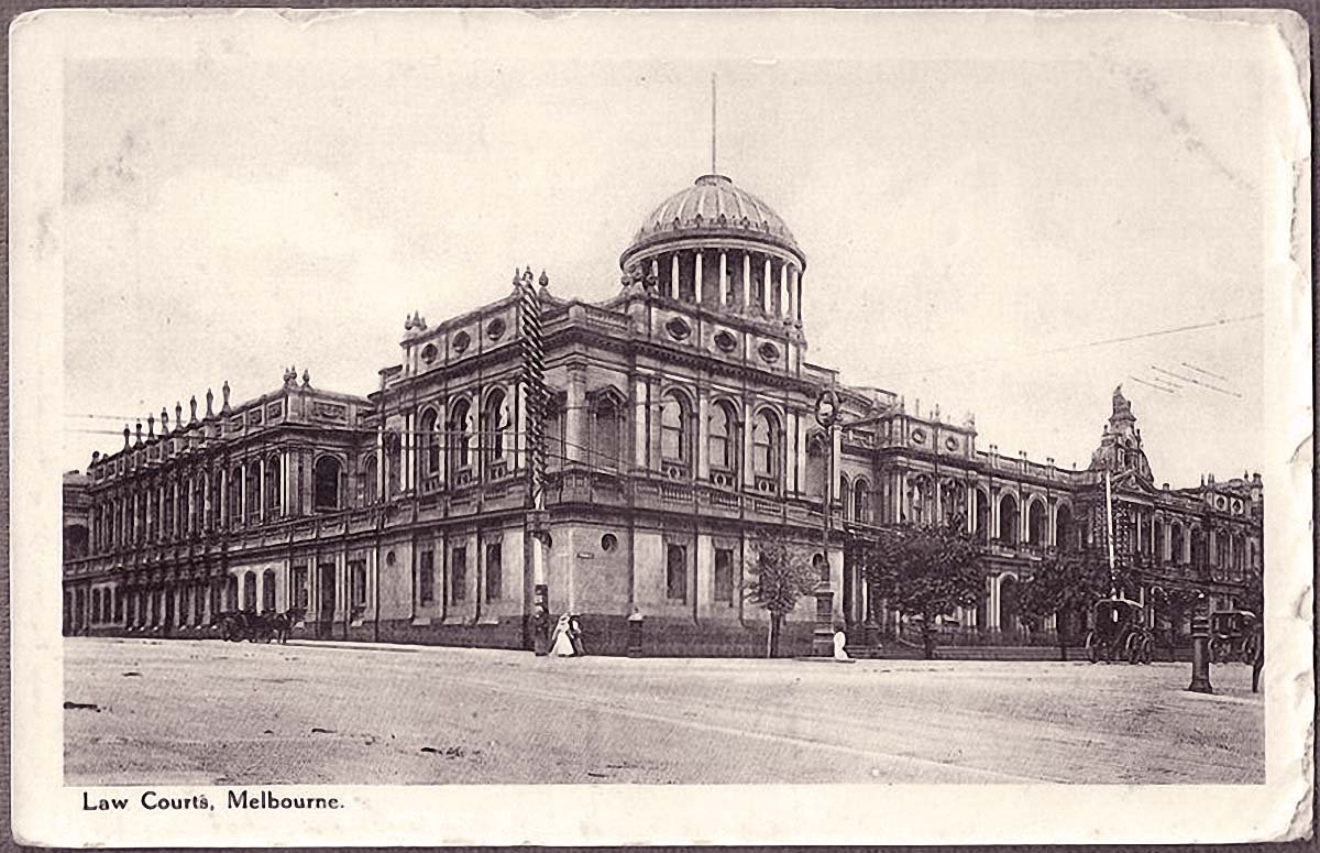 Melbourne. Law Courts