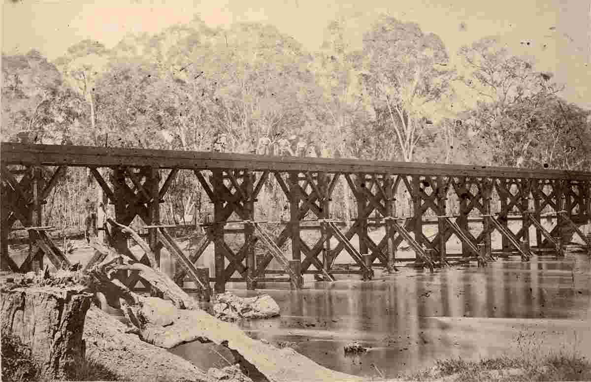 Mooroopna. Railway Bridge, between 1873 and 1882