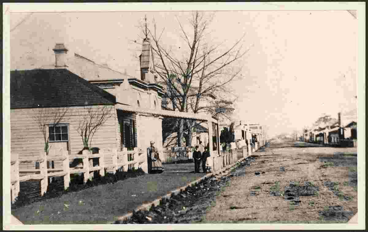 Mount Gambier. Commercial Street, 1872