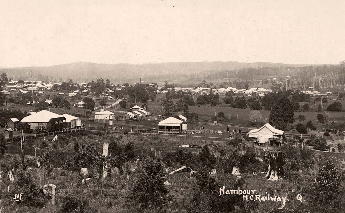View over Nambour, 1918