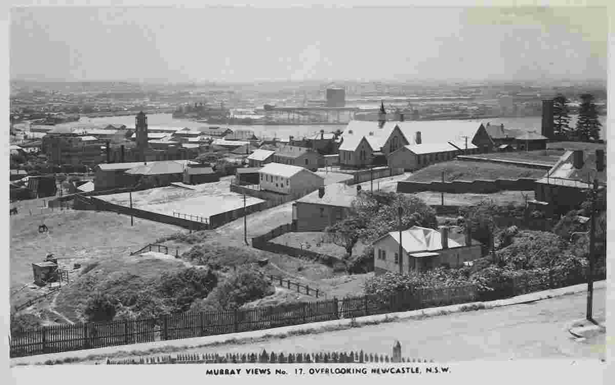 Newcastle. Overlooking Newcaste