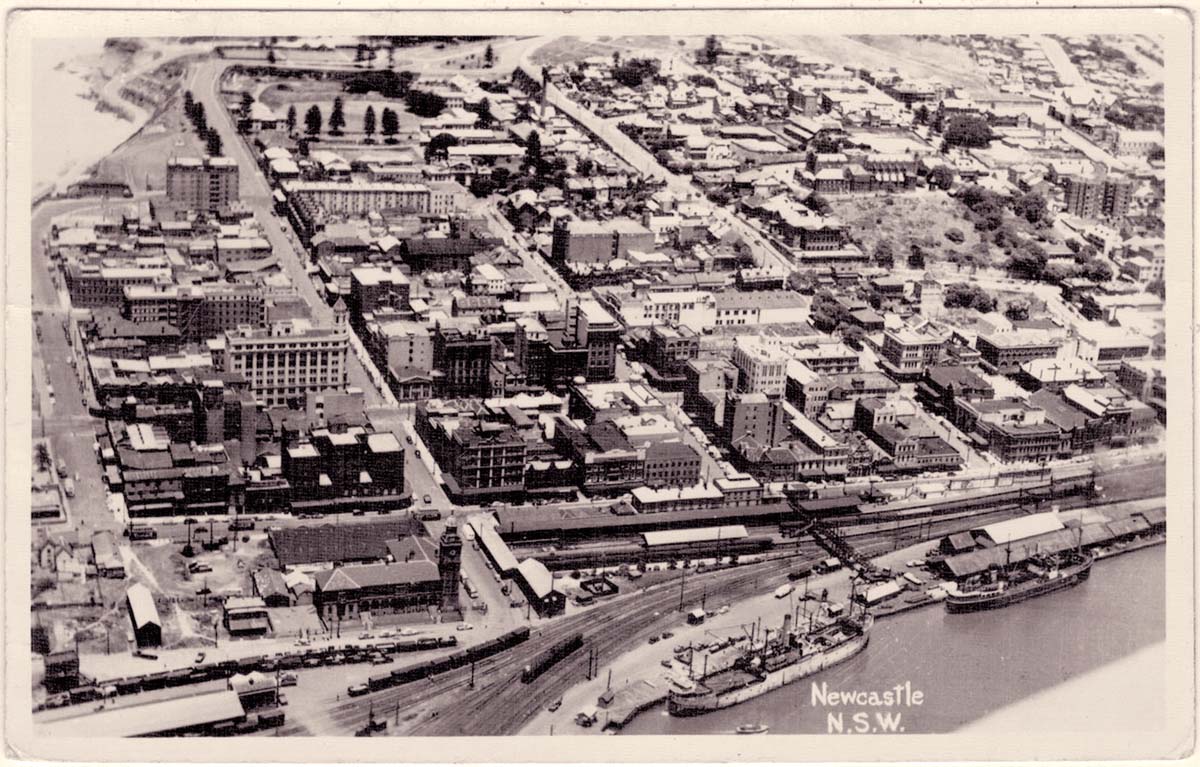 Newcastle. Panorama of the city
