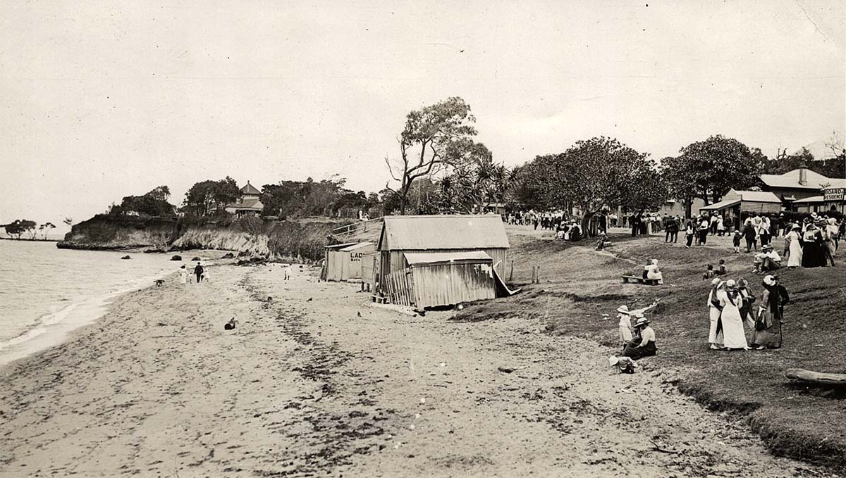 Redcliffe. Beach at Moreton Bay