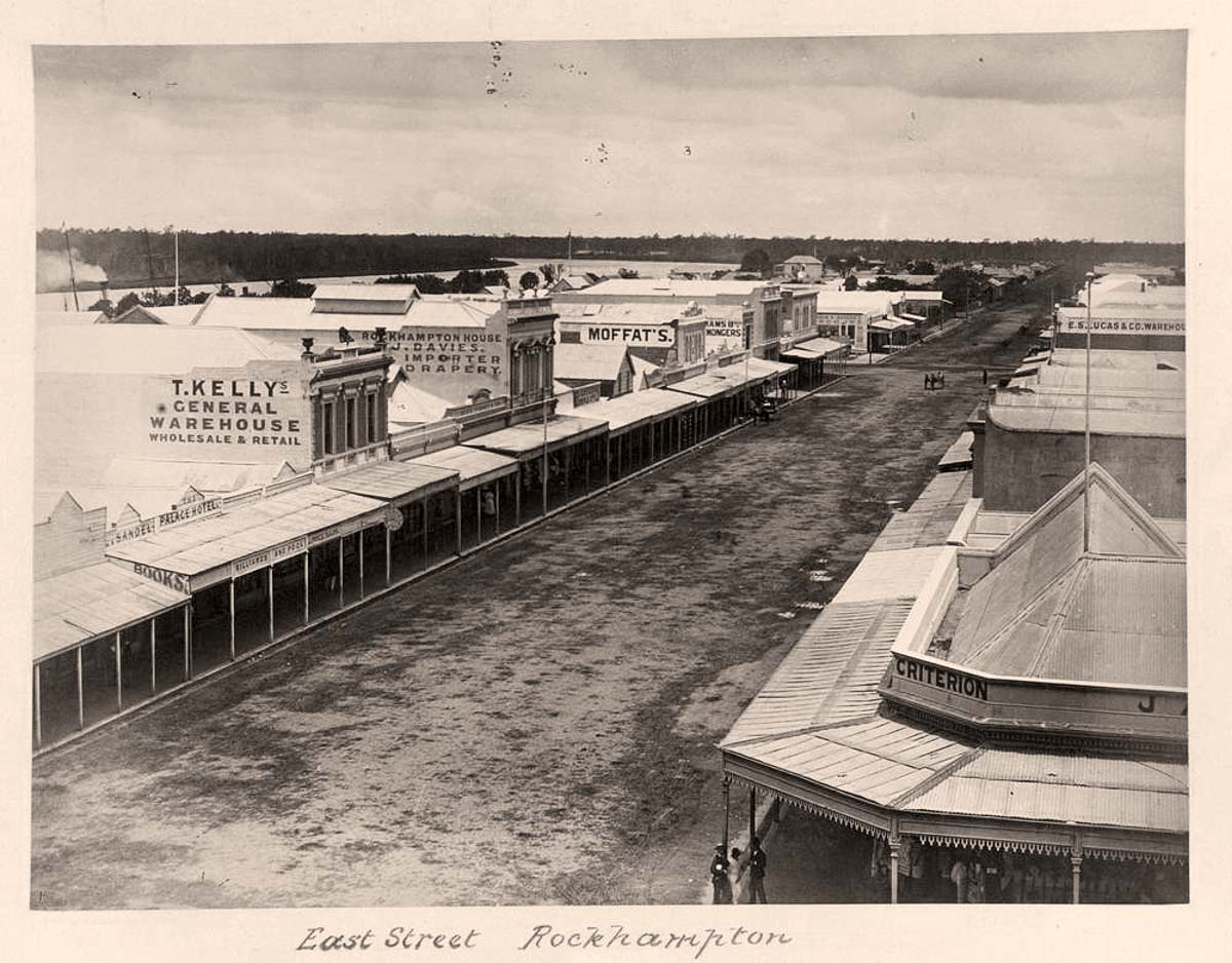 Rockhampton. East Street, 1887