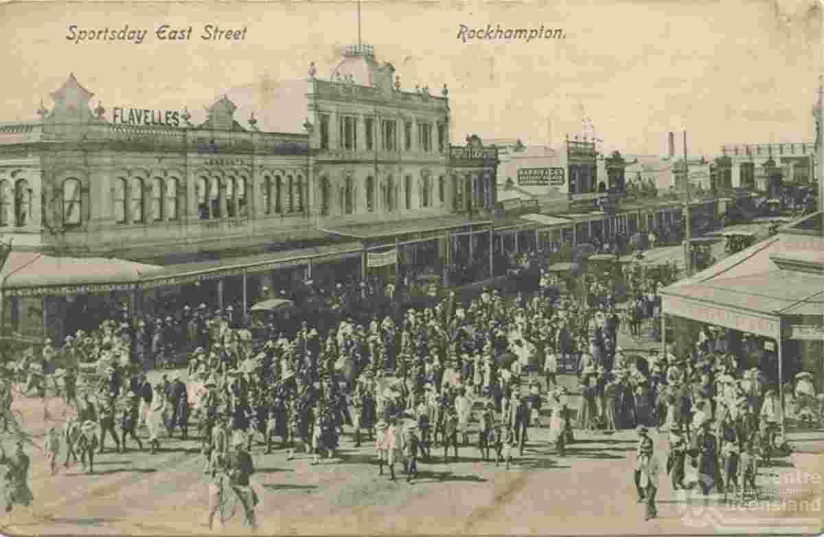 Rockhampton. Sports Day on East Street