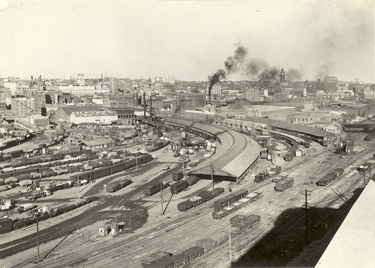 Sydney. Rail Yards at Darling Harbour
