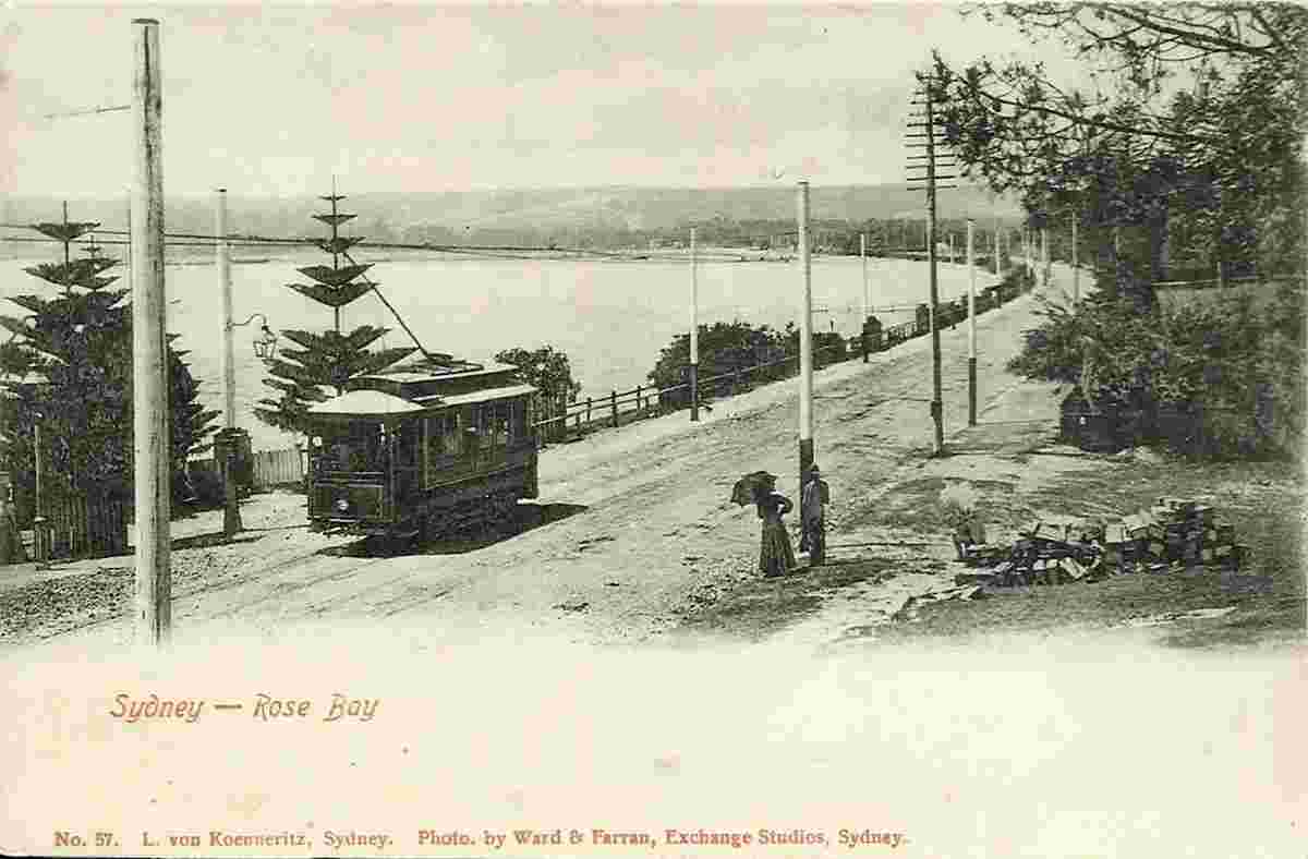 Sydney. Rose Bay, Tramway