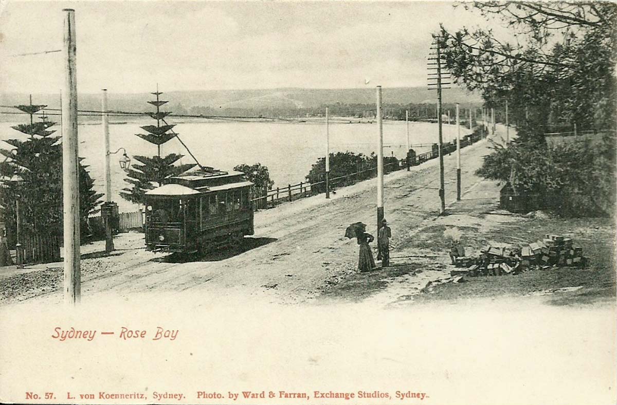 Sydney. Rose Bay, Tramway