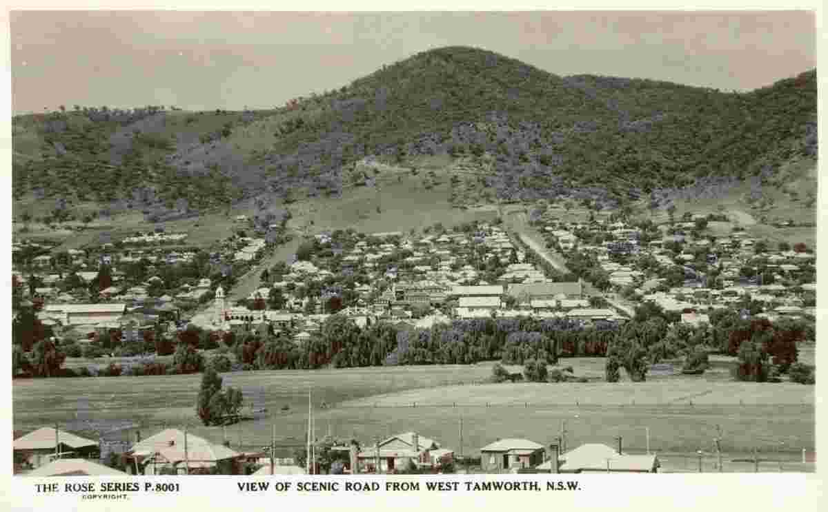 View of scenic road from West Tamworth