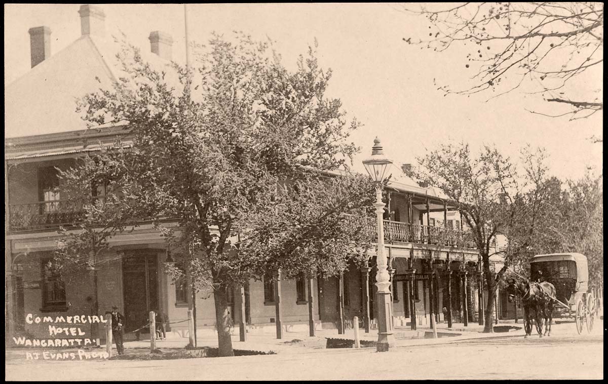 Wangaratta. Commercial Hotel, 1910s