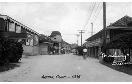 Hagåtña. Broadway, 1936