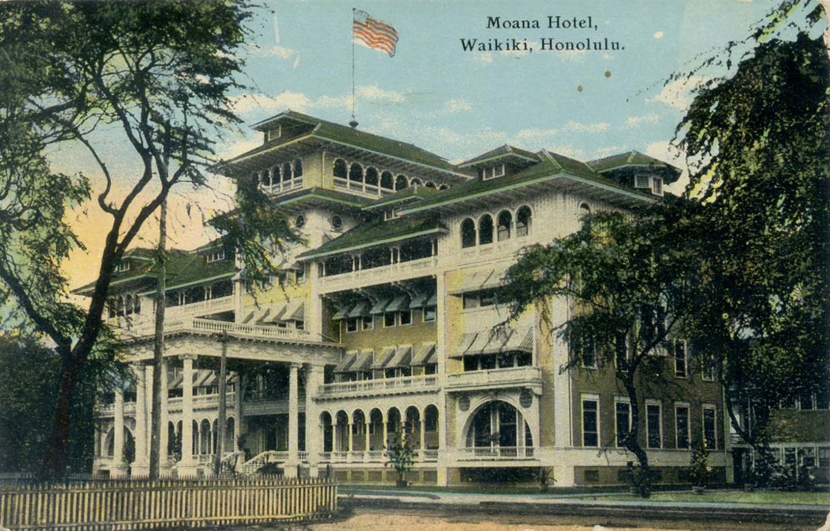Honolulu. Waikiki - Moana Hotel