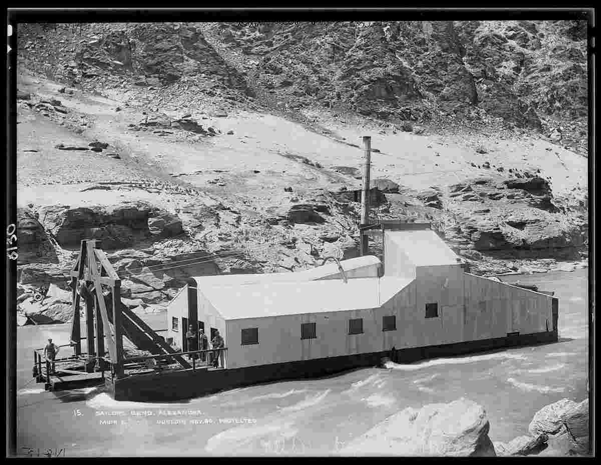 Alexandra. Sailors Bend, Gold dredging, 1905