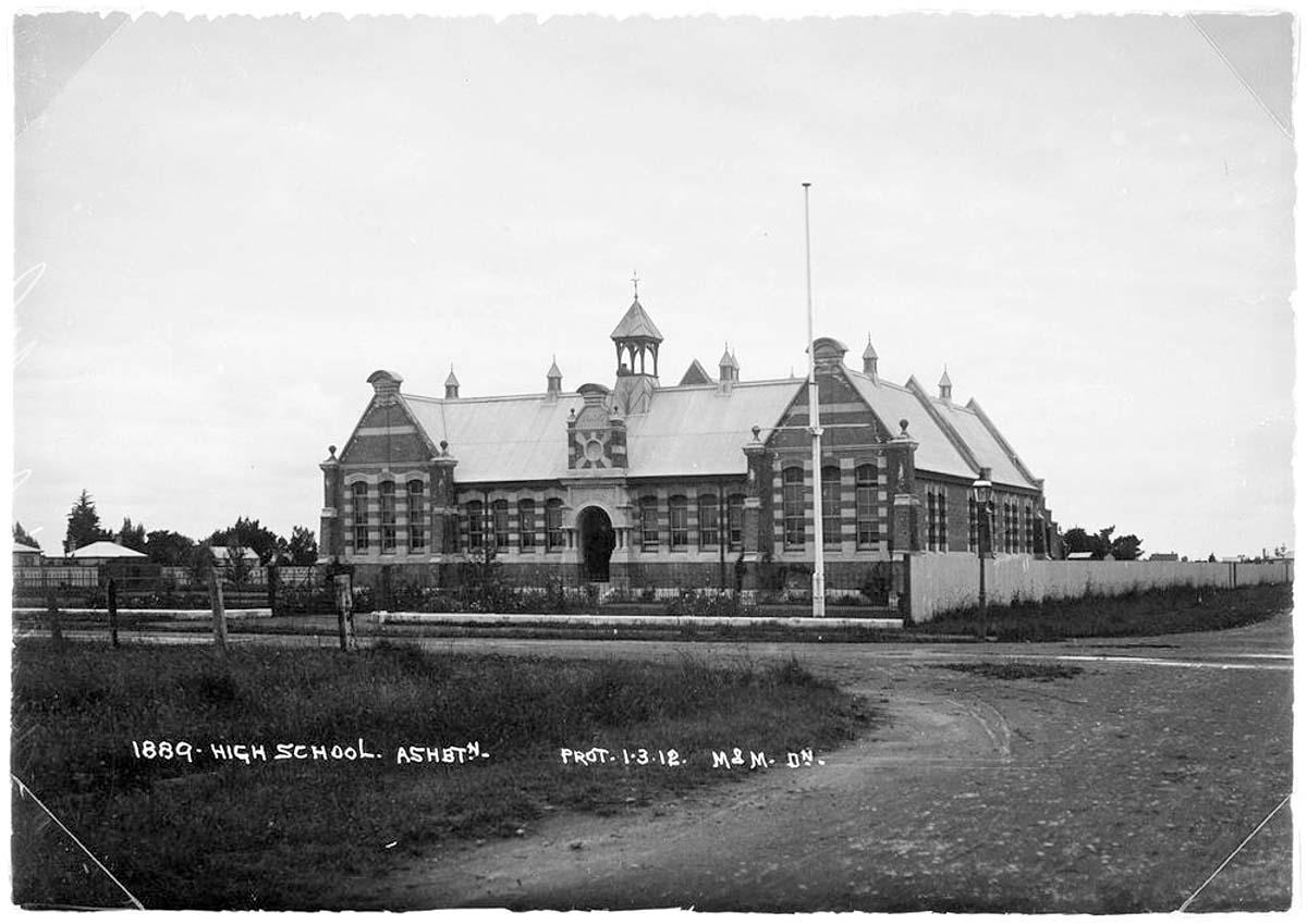Ashburton. High School, 1912
