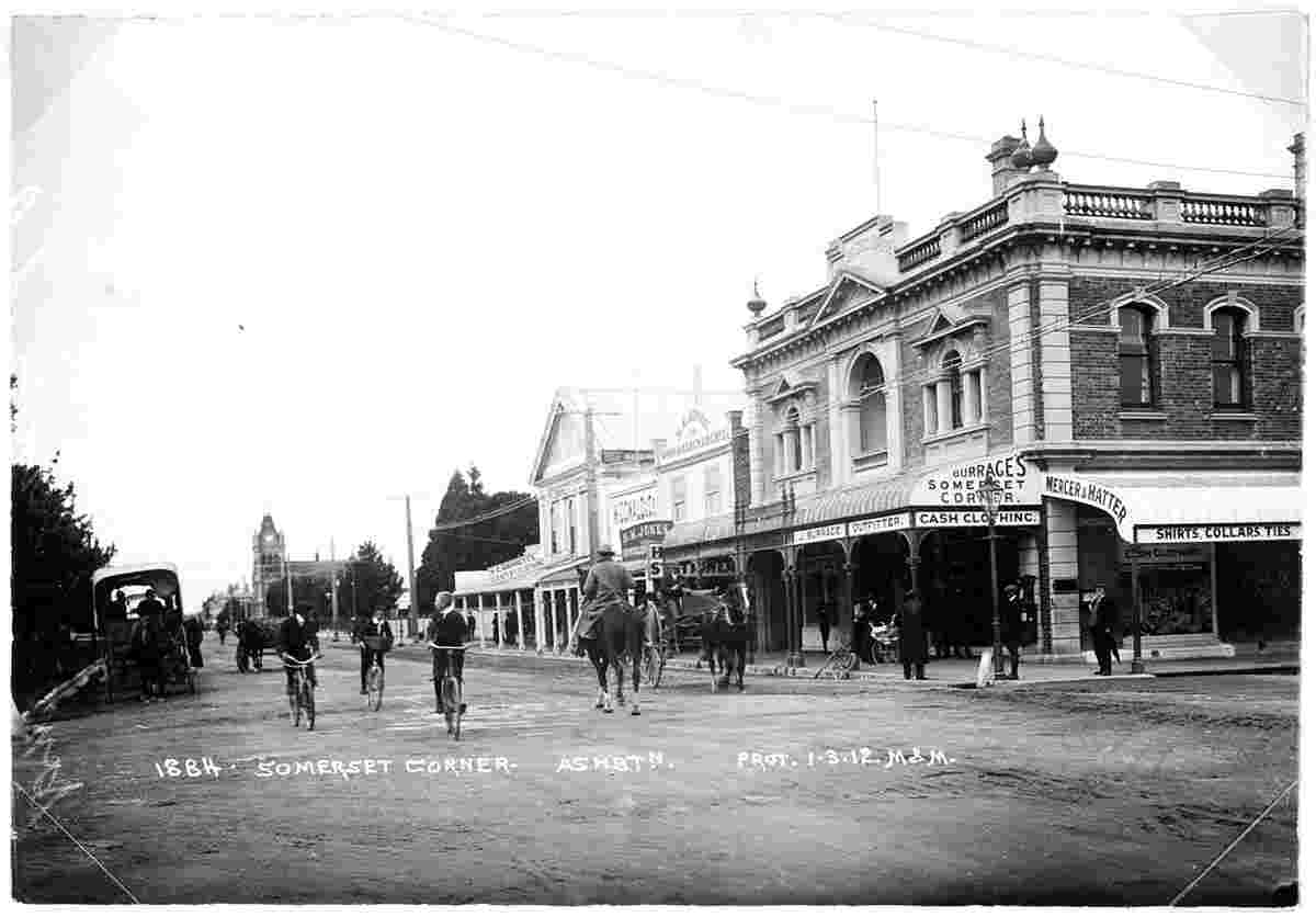 Ashburton. Somerset Corner, 1912
