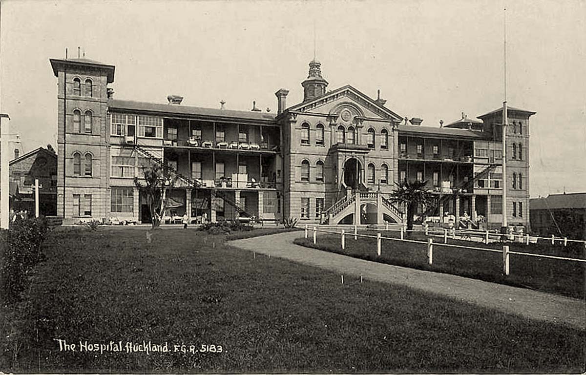 Auckland. Hospital, circa 1900's
