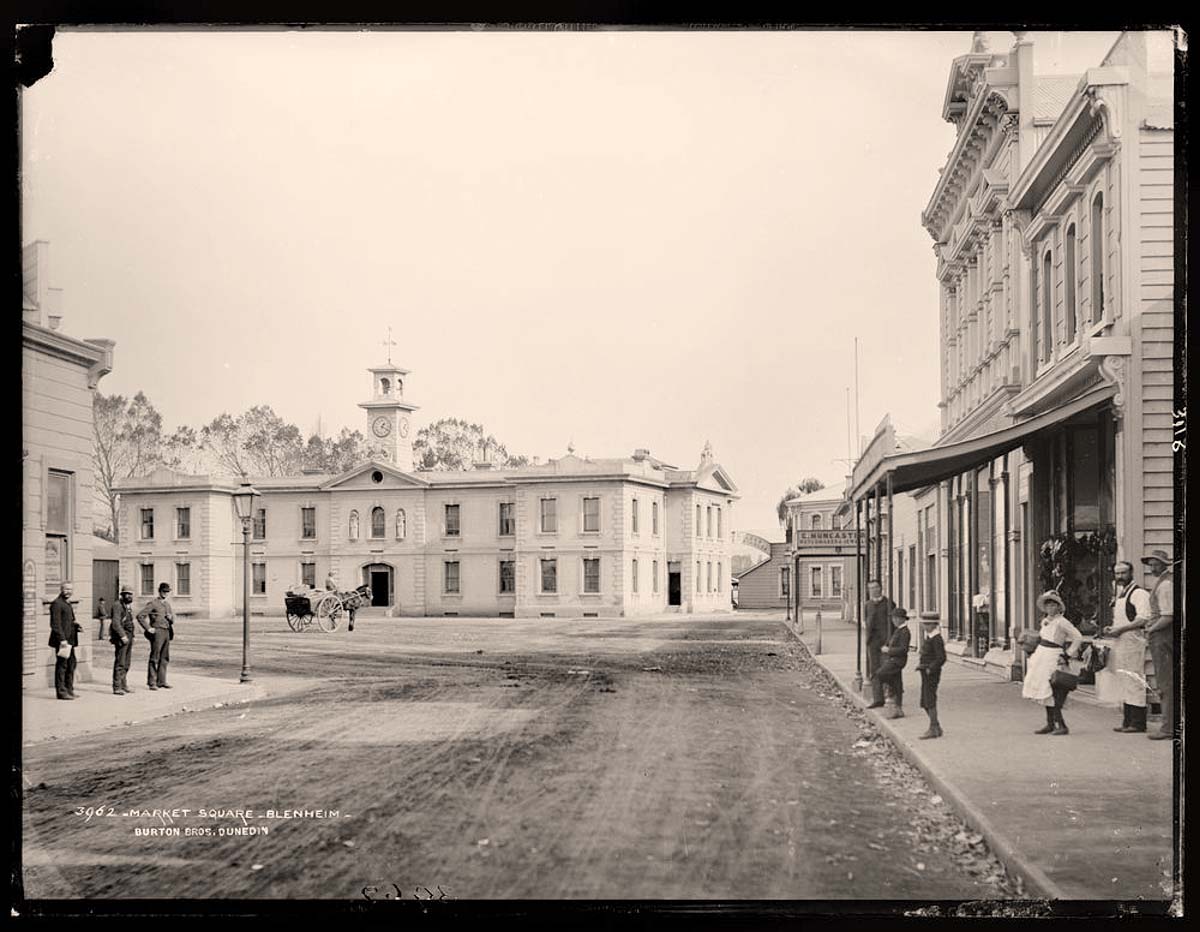 Blenheim. Central Market Square