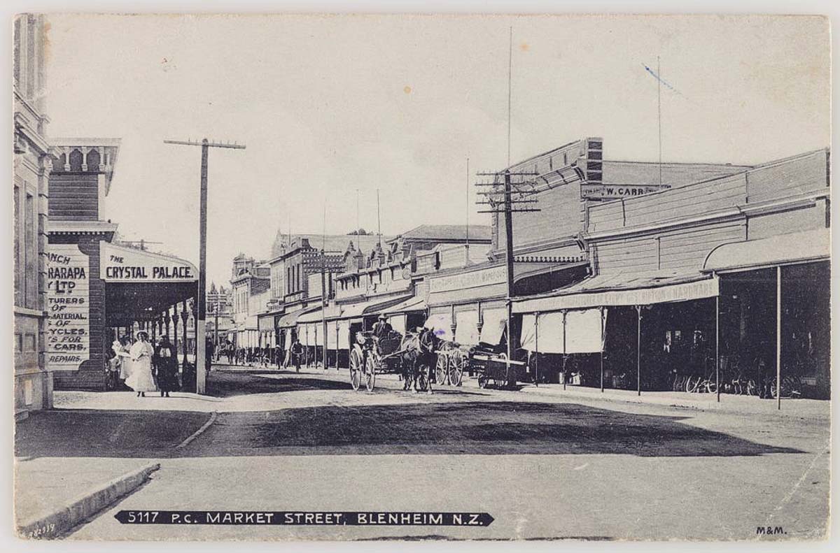 Blenheim. Market Street, between 1904 and 1915