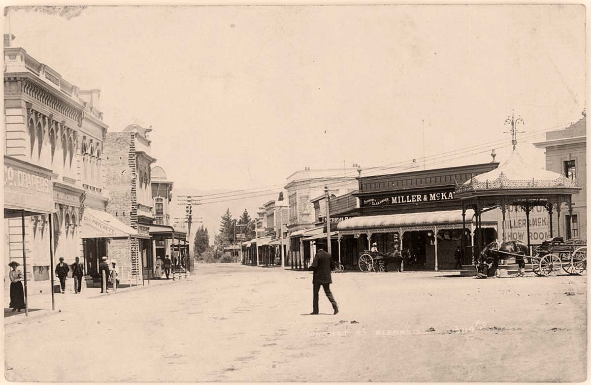 Blenheim. Market Street, between 1904 and 1915
