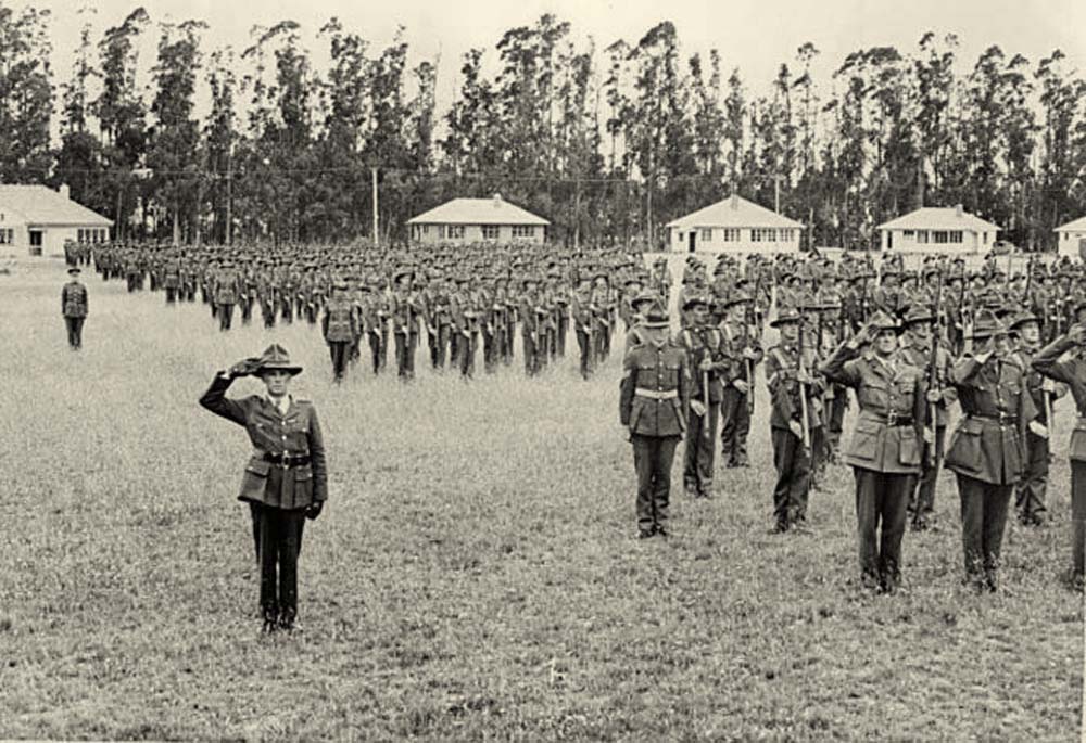 Burnham. Salute by the 2nd Echelon
