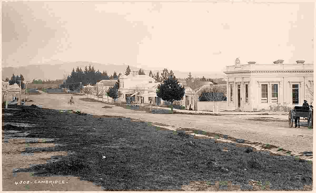 Cambridge. Panorama of Street, circa 1880