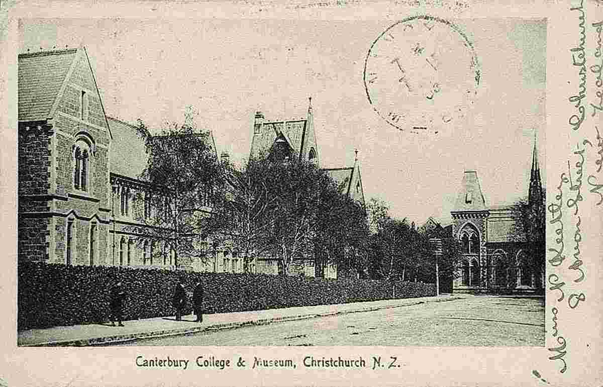 Christchurch. Canterbury College and Museum