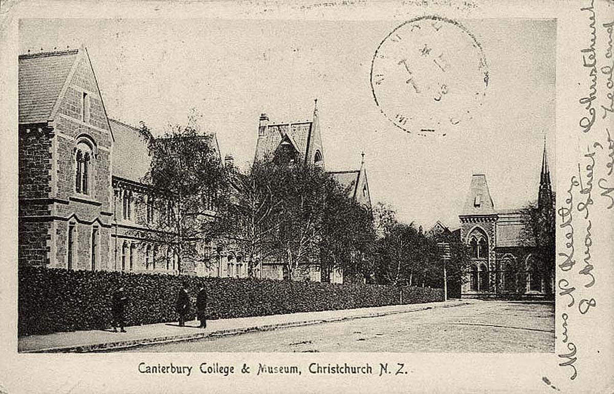 Christchurch. Canterbury College and Museum