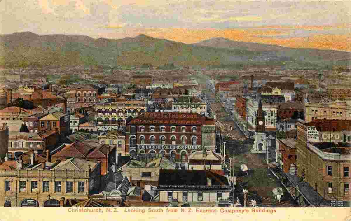 Christchurch. Looking South from N.Z. Express Company's Buildings
