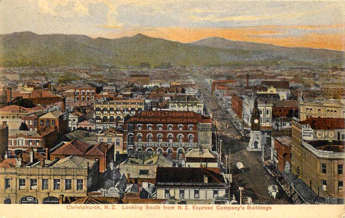 Christchurch. Looking South from N.Z. Express Company's Buildings