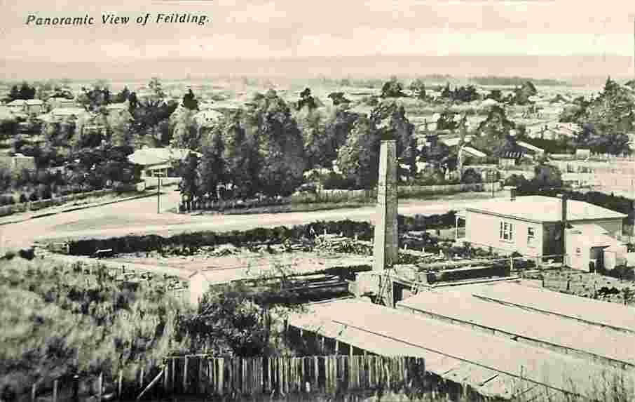 Feilding. Panorama of the city