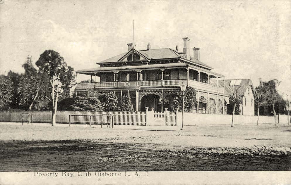 Gisborne. Poverty Bay Club