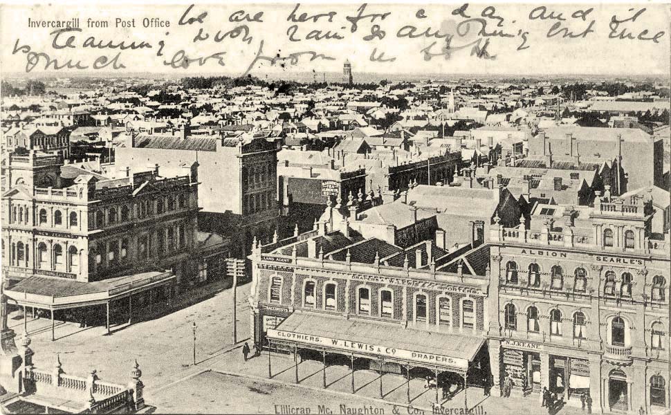 Invercargill from Post Office
