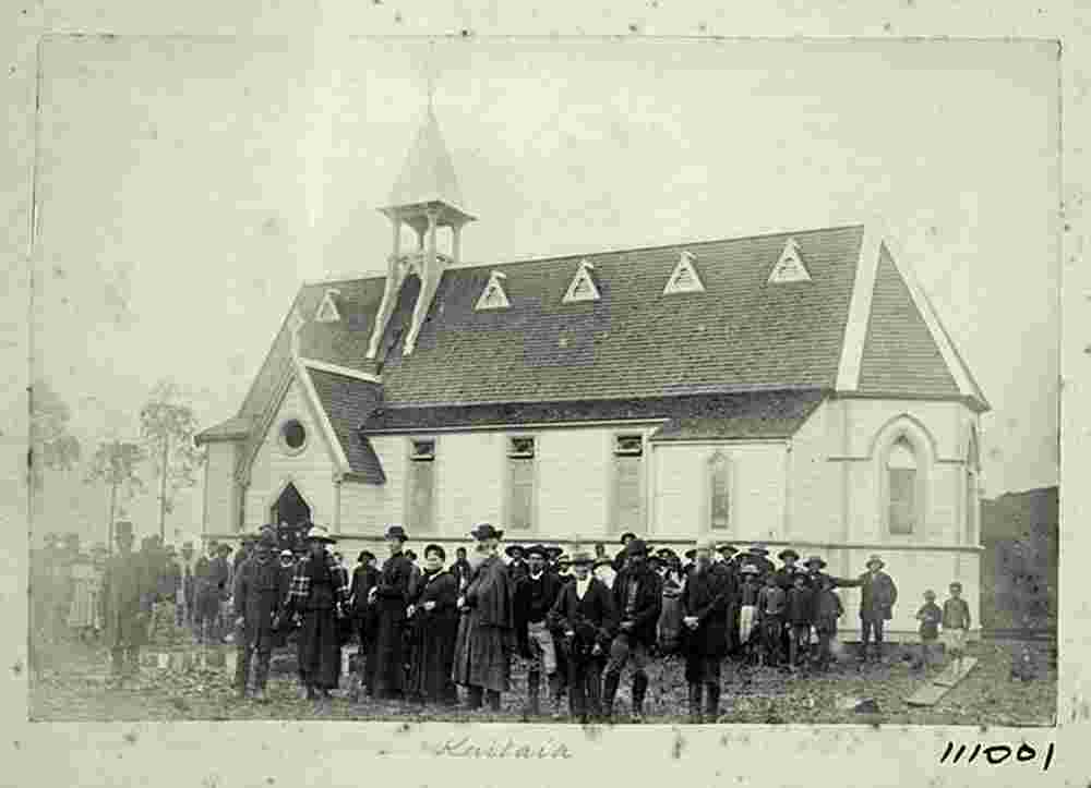 Kaitaia. Saint Saviour's Anglican Church, circa 1880